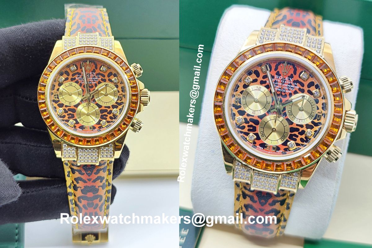 Rolex Daytona Leopard 116598SACO super clone watch made by RX factory